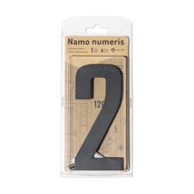 Namo numeris 2, 150 mm, antracito sp, nerūdijantis plienas