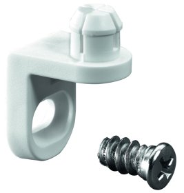 Jungtys galinėms panelėms HETTICH, 12 vnt., 6 mm, baltos sp., 89334