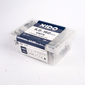 Vinys statybinės XIDO, juodos 5,0x150, 20vnt.