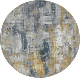 Kilimas PRIMA, 100 x 100 cm, 100% poliesteris, pilkos spalvos, 703238