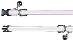 Antkaklis katei, nailoninis atspindintis šviesą