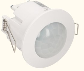 Judesio jutiklis SPECTOR LIGHT 17907S, įmontuojamas, IP20, 360 laipsnių, 6 m, 1200W, 220-240V, 3-2000LUX, infrared sensorius, 76 x 75,6 mm, baltos sp.
