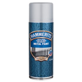 Aerozoliniai antikoroziniai dažai HAMMERITE Hammered, 400 ml, pilki, kaldinto metalo imitacijos