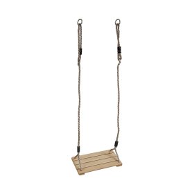 Sūpynės , virvė 1.8m, medinės, 38 x 14 x 1.2 cm.