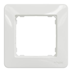 Rėmelis SCHNEIDER 10-1-Sdd311801, SEDNA Design, 1 vietos, baltos spalvos