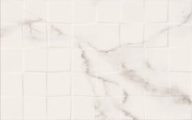 Dekoratyvinės plytelės CERSANIT, Style Stone White Glossy Structure, 25 x 40 cm, 1,200 m2/dėž., baltas marmuras