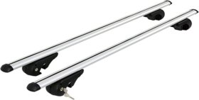 Automobilio stogo skersiniai ALBURNUS RB-004, aliumininiai, ilgis 135 cm, atlaikomas svoris 90 kg, rakinami, 2 vnt