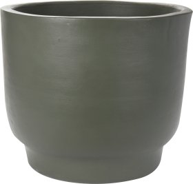 Lauko vazonas, žalios sp., 28,5 x 28,5 x 25 cm.