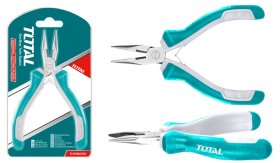Prailgintos smailios žnyplės tiksliems darbams TOTAL, 115 mm, THTMN256
