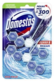 WC valiklis - gaiviklis DOMESTOS Power5 Ocean Duo, 2 x 50 g