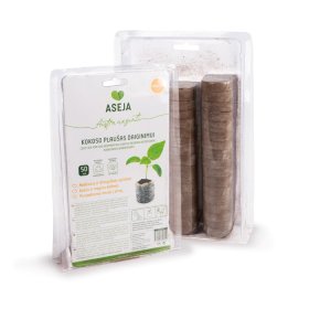 Kokoso plaušas daiginimui ASEJA, 50 vnt., d-35 mm., 8 mm., 198561-50