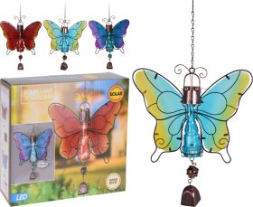 Sodo dekoracija pakabinamas drugelis, 3 skirtingi dizainai, 25 x 4 x 38 cm.