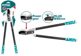 Šakų žirklės TOTAL THT1527608, su didesne kirpimo galia, padengtos teflonu, 760 mm