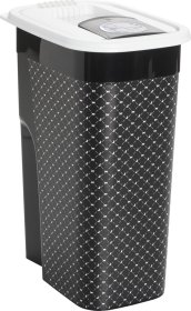 Dėžė sausam ėdalui laikyti ROTHO, 4,1 l., juoda sp.