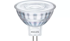 LED lempa PHILIPS, 4,4W (=35W), GU5.3 MR16, 12V, 2700K, 36°, 345 lm