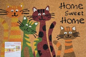 Kilimėlis RICCO COULEUR, 40 x 60 cm, 100 % kokoso pluoštas ant PVC pagrindo, 814-025