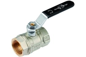 Rutulinis ventilis GENERAL FITTINGS, 1" vidus/vidus, su ilga rankenėle