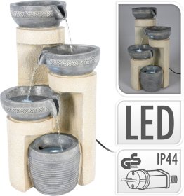 Sodo dekoracija FONTANAS, 2 LED, IP44, laidas 2 m., 28 x 24 x 49 cm.