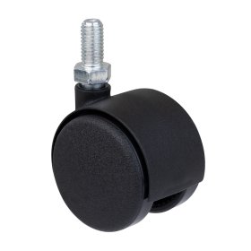 Dvigubas ratukas WALTECO, d-40 mm, M8, apkrova 25 kg