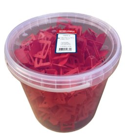 Plytelių išlyginimo sistema EDELMAX, 1,5 mm, inkarų 300 vnt., plytelių aukštis 5-14mm