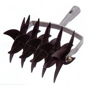 Kultivatorius rotacinis, plotis 165 mm,  9 segmentų, be koto