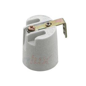 Lempos lizdas KANLUX 2173, E14, keraminis, su laikikliu, max 5A