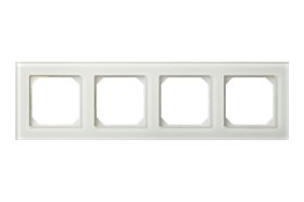 Rėmelis LIREGUS Epsilon, 4 vietų, matinės baltos sp., K14-245-04.E/WG  