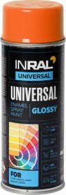 Aerozoliniai dažai INRAL Universal, 400 ml, oranžiniai, RAL2004