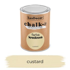 Kreidiniai dažai LUXDECOR Chalk-It, 750 ml, (29) Custard
