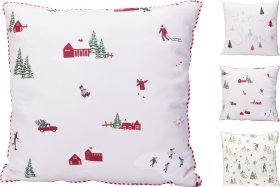 Dekoratyvinė pagalvėlė KALĖDOS, 45 x 45 cm, 3 skirtingi dizainai