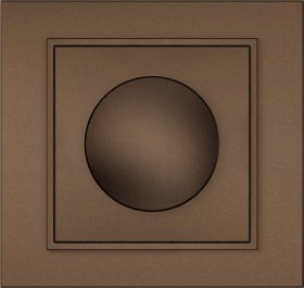 Šviesos reguliatorius VILMA Qr1000 Armp Led 1-100, įleidžiamas, mocha sp.