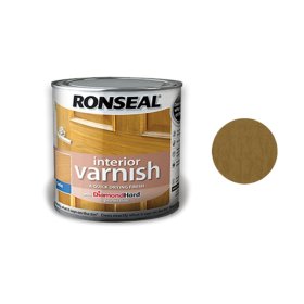 Greitai džiūstantis lakas RONSEAL Interior Varnish, Dark Oak, 0,25 l