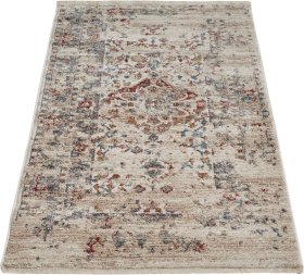 Kilimas ROCCO, 80 x 160 cm, kreminė/melsva spl., 100% poliesteris, 703334