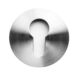 Durų apyraktė INOVO Inox Slim, PZ cilindrui, skirta nerūd. plieno rankenoms