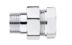 Išardomas sujungimas WELLMER, chromuotas, blizgus, 1/2", 10350B