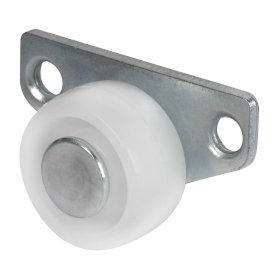 Ratukas kietoms grindims WALTECO, d-30 mm, su slydimo guoliu, apkrova 30 kg