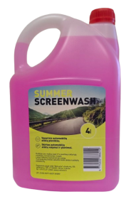 Automobilio stiklų ploviklis SUMMER SCREEN, 4L, vasarinis