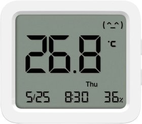Išmanusis valdiklis su temperatūros bei drėgmės steb. XIAOMI Mi 3, naudojamas per Mi Home programėlę, baltos sp., BHR9041GL