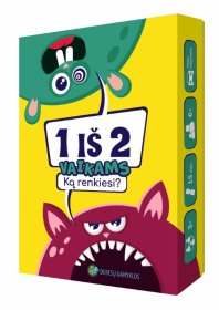 Stalo žaidimas, „1 iš 2. Ką renkiesi? Vaikams“