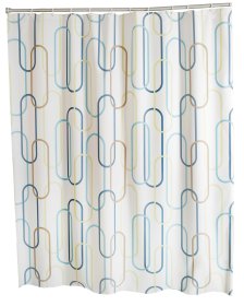 Vonios užuolaida RIDDER CLIP, 180 x 200 cm, įvairiaspalvė, vinilinė, 100% PEVA, 3124300