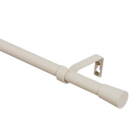 Sieninis viengubas karnizo rinkinys SANTIM Astra, ilgis 2000 mm, 19 mm skersmuo, metalinis, spl. "kašmyro"; be žiedų