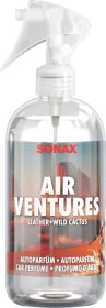 Automobilių oro gaiviklis SONAX, AirVentures, Oda ir Laukinis kaktusas, purškiamas kvapas, 300 ml