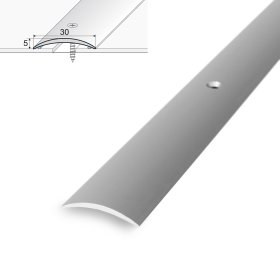 Aliumininė grindų juostelė HESORA H 02 D2, 3.0 x 90 cm,  mat.sidabro spalvos, kilmės šalis ES