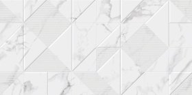 Dekoratyvinės kėraminės plytelės ICON Eliza 22145-Hl, 30 x 60 cm, 0,900 m2/dėž., rektifikuotos, spl. balto marmuro