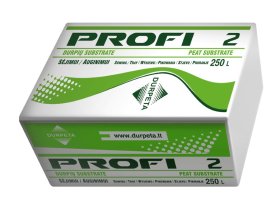 Substratas DURPETA Profi Mix2, su moliu, 250 l