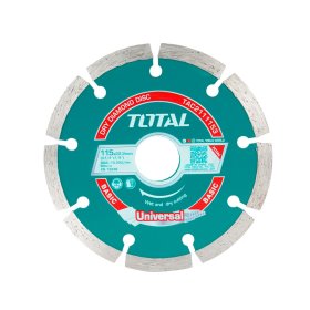 Deimantinis pjovimo diskas TOTAL, sausam pjovimui, 115x22 mm, segmento plotis 7,5 mm, TAC2111153