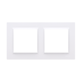 Rėmelis KONTAKT SIMON 10, baltas sp., 2 viet., CR2/11