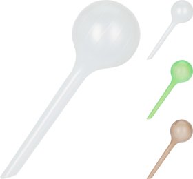 Augalų savaiminio laistymo sistema, plastikinis burbulas, įvairių sp., 8,5 x 27 cm.