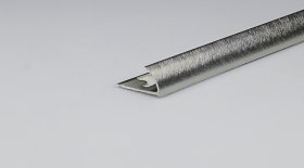 Kampas plytelėms ARCANSAS 254A/68, 2700 x 27 x 10 mm, aliuminis, išorinis, šampano spalvos, šlifuotas