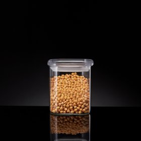 Indas su dangteliu AMBITION SLIM, stiklinis, 500 ml, ST